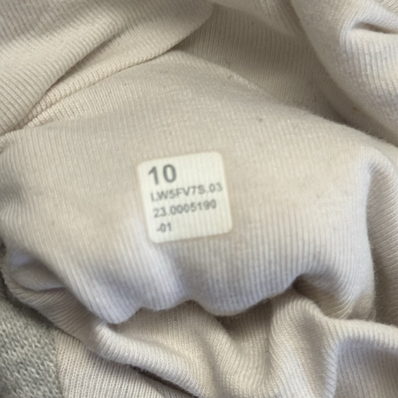 Lululemon wide leg scuba high rise joggers sweatpants light gray - Picture 9 of 10